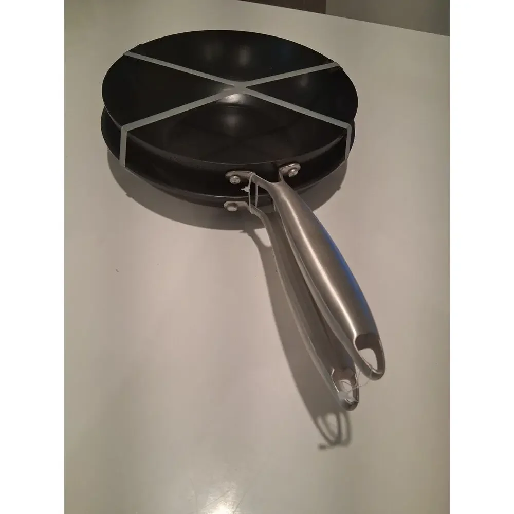 Nordic Ware 2-Piece Nonstick Divided Cookware Set Deep Sauté Pan & Skillet